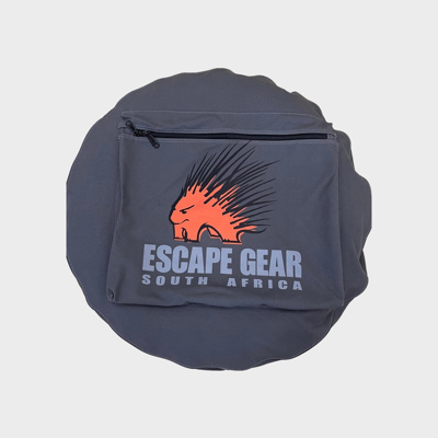 Escape Gear Reserveradabdeckung 30" Reserveradtasche Grau mit Stautasche Grau