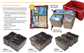 Camp Cover Ammo-Box-Taschen-Set mit durchsichtigem Deckel Aufteilung 3x Drittel Khaki